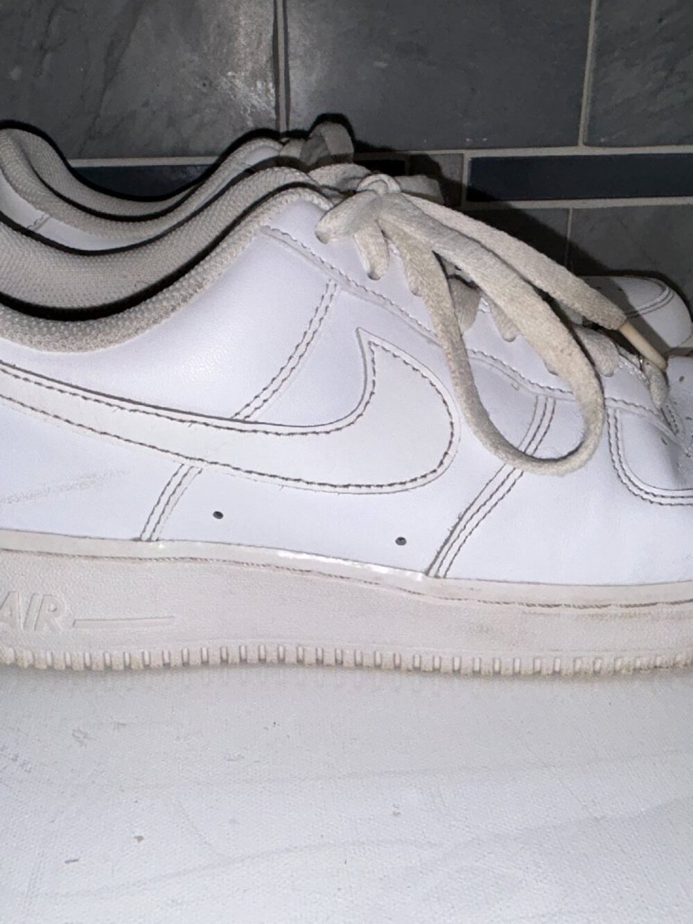 Nike Air Force 1 '07 Sneakers, White/white Men's 9.5  style code cw288-111